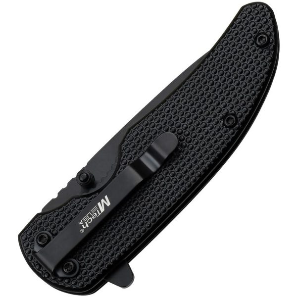 MTech Linerlock Black Oxide Assisted Opening Knife