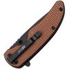 MTech Linerlock Brown Aluminum Assisted Opening