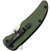 MTech Linerlock Green Aluminum Assisted Opening