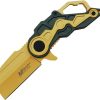 Mtech MTA1199 Linerlock Assisted Opening - Gold TiNi Blade