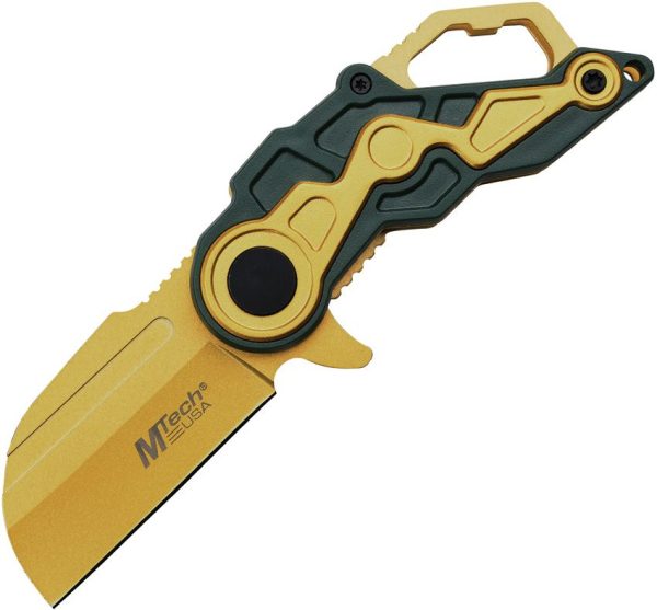 Mtech MTA1199 Linerlock Assisted Opening - Gold TiNi Blade