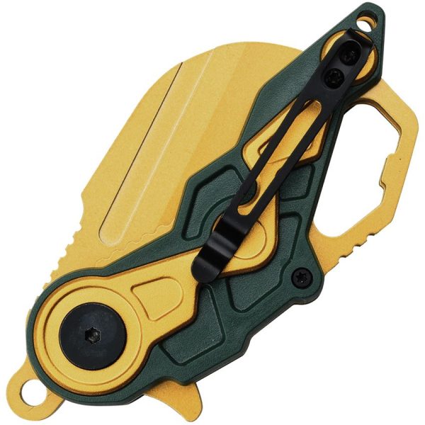 Mtech MTA1199 Linerlock Assisted Opening - Gold TiNi Blade