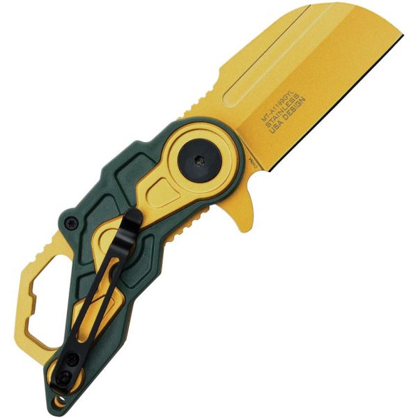 Mtech MTA1199 Linerlock Assisted Opening - Gold TiNi Blade