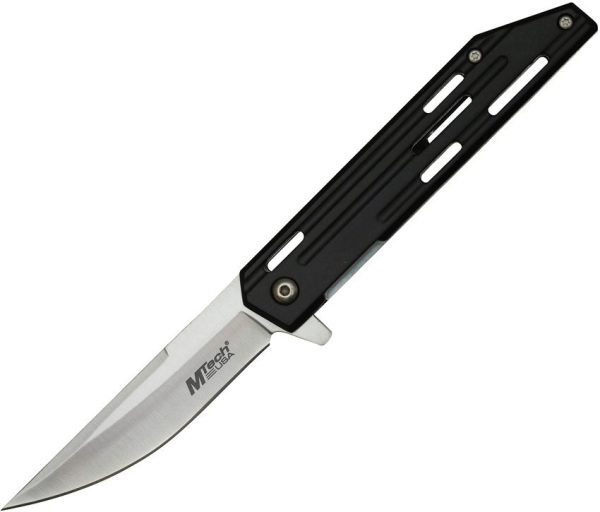 Mtech MTA1200 Linerlock Assisted Opening - Black Aluminum