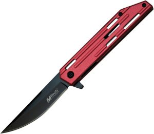 Mtech MTA1200 Linerlock Assisted Opening - Red Aluminum