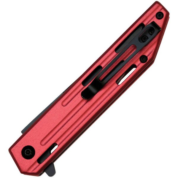 Mtech MTA1200 Linerlock Assisted Opening - Red Aluminum