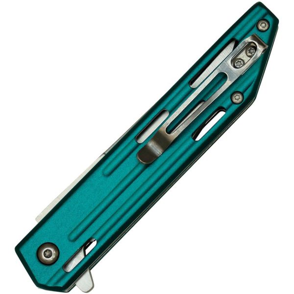 Mtech MTA1200 Linerlock Assisted Opening - Teal Aluminum