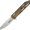 Mtech MTA1200 Linerlock Assisted Opening - Tan Aluminum