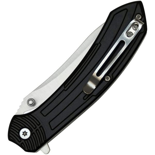 Mtech MTA1201 Linerlock Assisted Opening - Black Aluminum