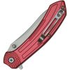 Mtech MTA1201 Linerlock Assisted Opening - Red Aluminum