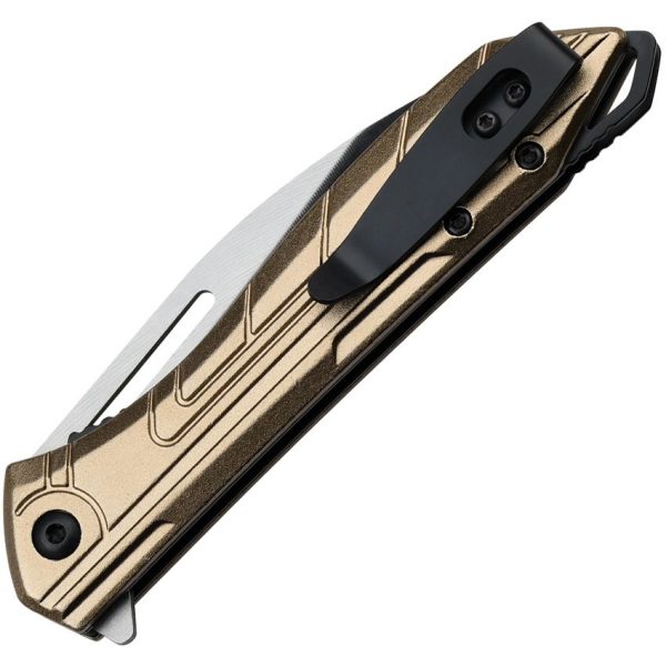 Mtech Linerlock A/O Wharncliffe Tan Assisted Knife