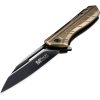 Mtech Linerlock A/O Wharncliffe Tan Assisted Knife