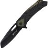 Mtech Linerlock A/O Sheepsfoot Green Fire Starter