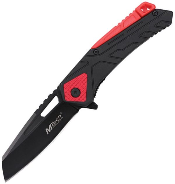 Mtech Linerlock A/O Sheepsfoot Red Fire Starter