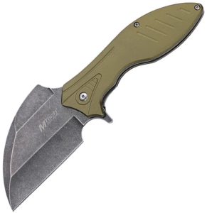 Mtech Linerlock A/O Assisted Opening Green Aluminum