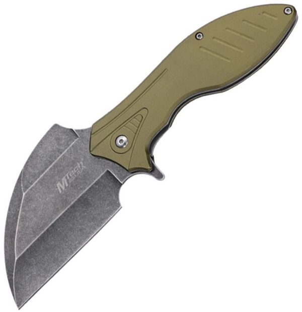 Mtech Linerlock A/O Assisted Opening Green Aluminum