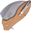 Mtech Linerlock A/O Assisted Opening Tan Aluminum
