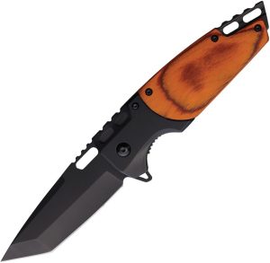 Mtech Linerlock A/O Assisted Tanto Brown/Black