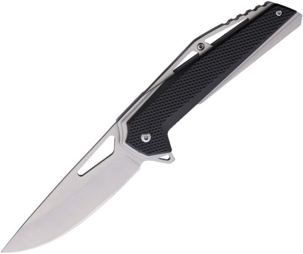Mtech Linerlock A/O Black Nylon - 3.63 inches