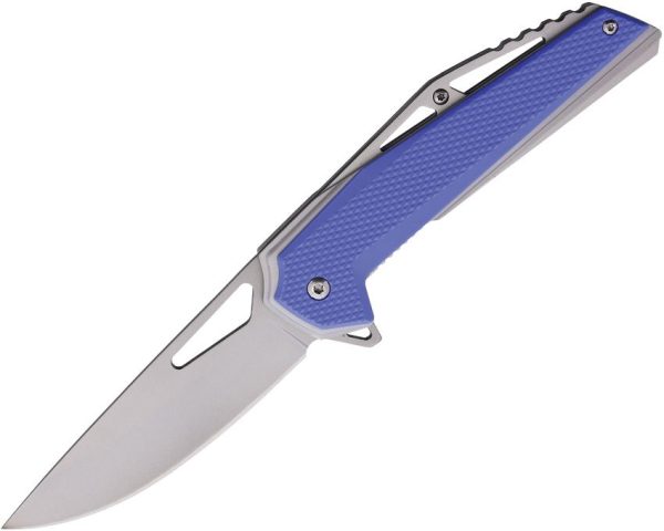 Mtech Linerlock A/O Blue Nylon - 3.63 inches
