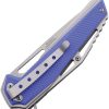 Mtech Linerlock A/O Blue Nylon - 3.63 inches