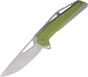 Mtech Linerlock A/O Green Nylon - 3.63 inches