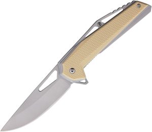 Mtech Linerlock A/O Tan Nylon - 3.63 inches