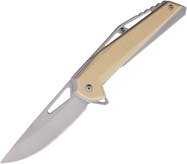 Mtech Linerlock A/O Tan Nylon - 3.63 inches