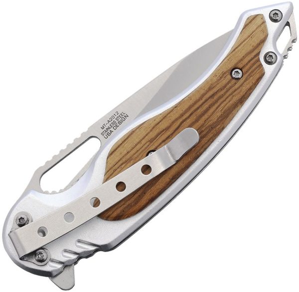 Mtech MTA2012LB Linerlock Assisted Opening - Light Brown