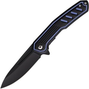 Mtech MTA2014BL Linerlock Assisted Drop Point - Black/Blue