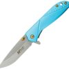 Mtech Linerlock A/O Assisted Folding Knife - Teal