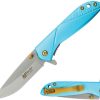 Mtech Linerlock A/O Assisted Folding Knife - Teal