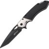 Mtech Linerlock A/O Black Tanto Wood Handle Knife