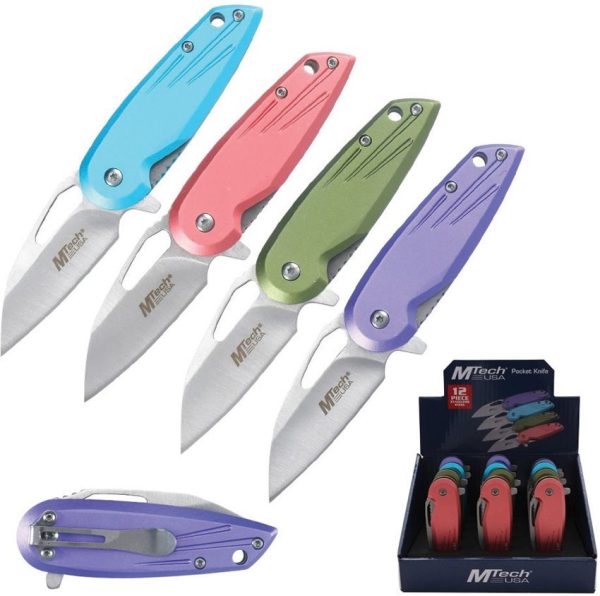 Mtech Linerlock A/O Assisted Opening Folding Knife 3Cr13