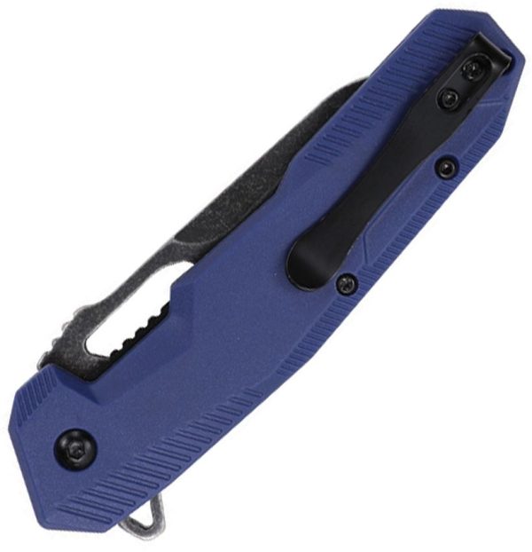 Mtech Linerlock A/O Blue Nylon Stonewash Knife