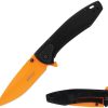 Mtech Framelock A/O Orange Electroplated Blade