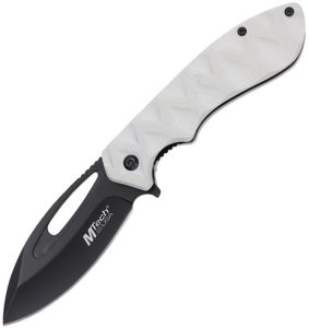 Mtech MTA2028 Linerlock A/O White G10