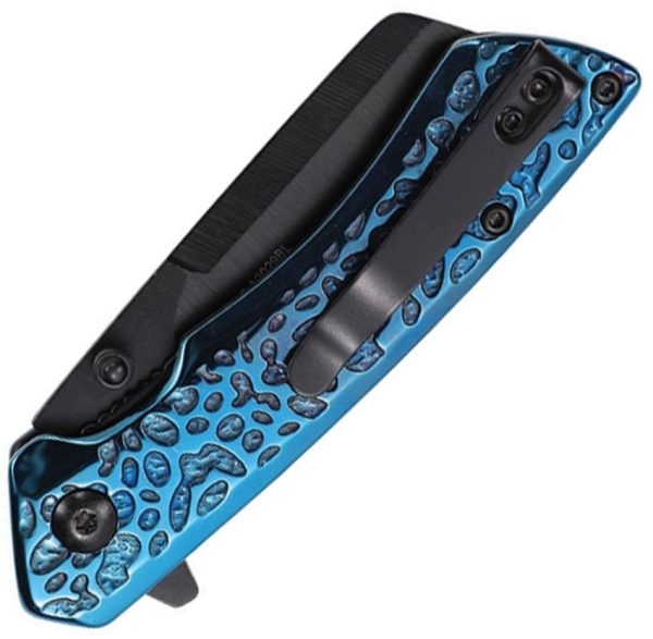Mtech MTA2029 Linerlock Sheepsfoot Blue Aluminum