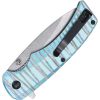 Mtech MTA2030 Linerlock Drop Point Blue Aluminum