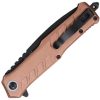 Mtech Linerlock A/O Tan Tanto Glass Breaker Knife