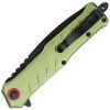 Mtech Linerlock A/O Green Tanto Glass Breaker