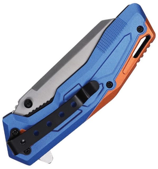 Mtech Linerlock A/O Blue Dual-Tone Folding Knife