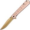 Mtech MTA2036BN Linerlock Assisted Knife - Clip Point Bronze