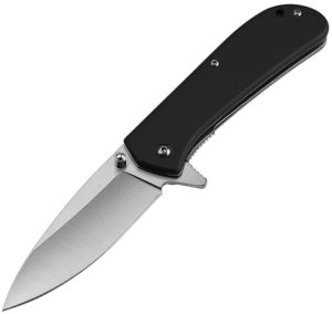 Mtech MTA2037BK Assisted Opening Knife - Black Handle Drop Point