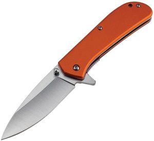 Mtech MTA2037OR Assisted Opening Knife - Orange Handle Drop Point