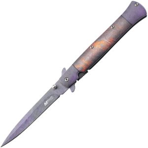 Mtech MTA2041 Linerlock Assisted Opening - Brown/Purple