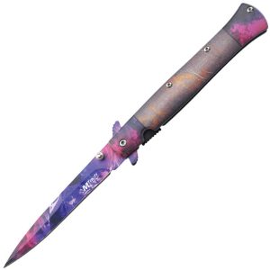Mtech Linerlock A/O Assisted Opening - Purple/Pink
