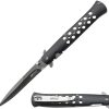 Mtech Linerlock A/O Black Stonewash Stainless