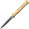 Mtech Linerlock A/O Gold Anodized Handle