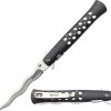 Mtech Linerlock A/O Black Wavy Blade